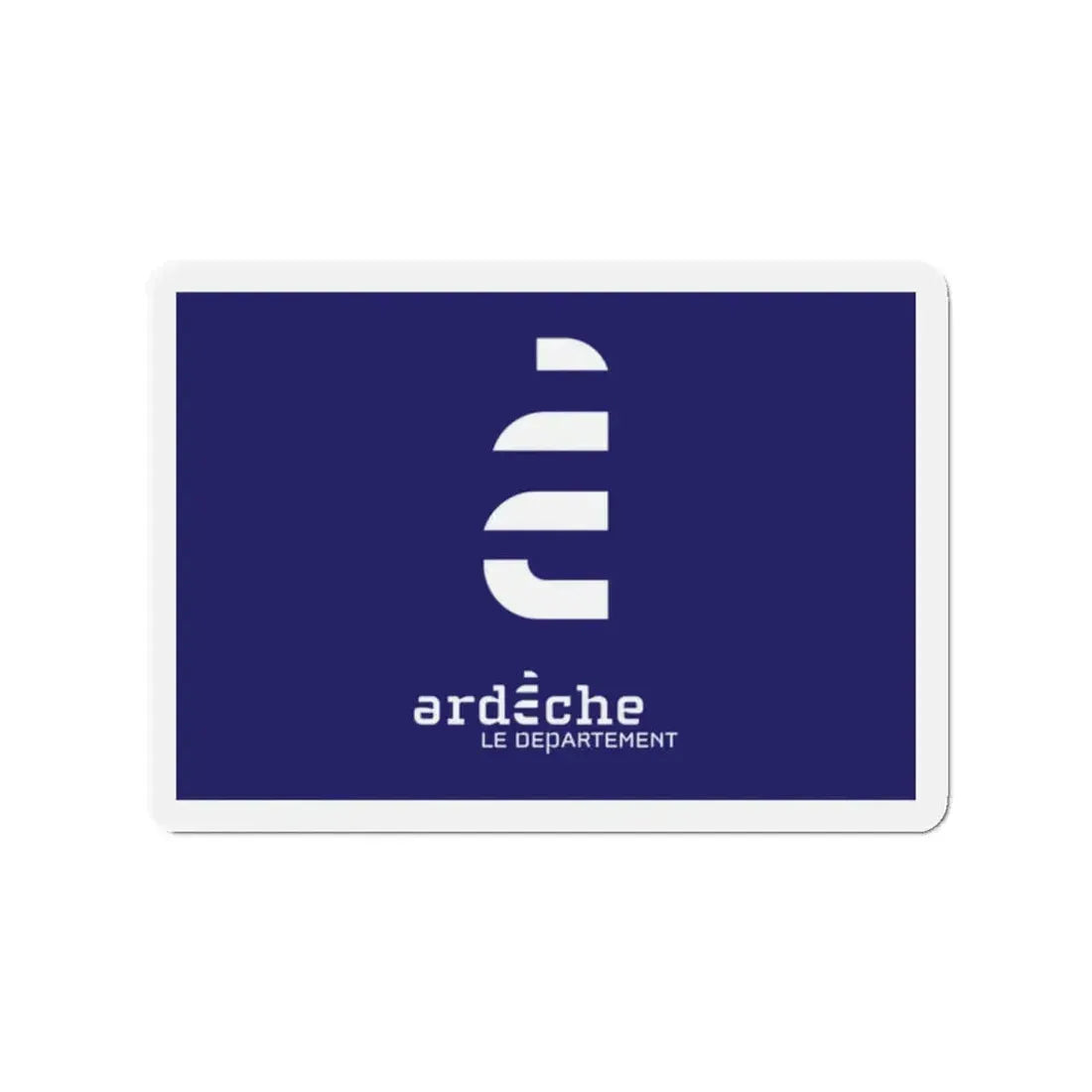 Flag of Ardèche France - Refrigerator Magnet 2 Inch - The Sticker Space
