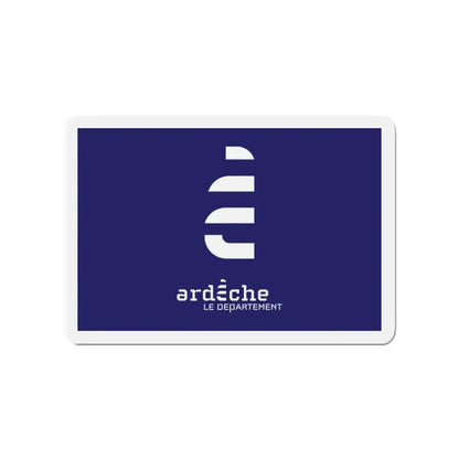 Flag of Ardèche France - Refrigerator Magnet 3 Inch - The Sticker Space