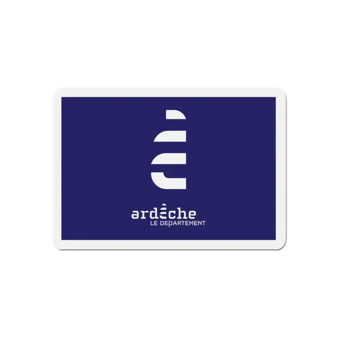 Flag of Ardèche France - Refrigerator Magnet 5 Inch - The Sticker Space