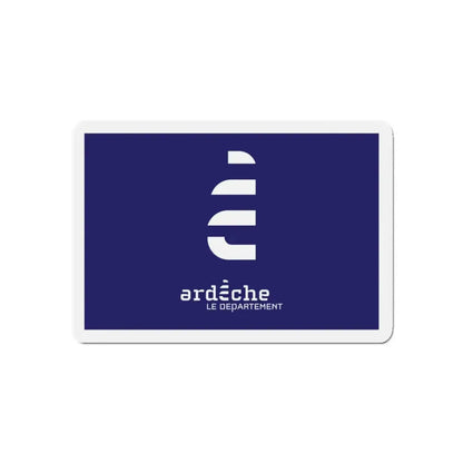 Flag of Ardèche France - Refrigerator Magnet 5 Inch - The Sticker Space