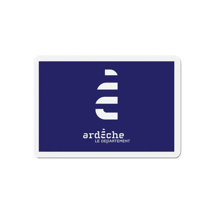 Flag of Ardèche France - Refrigerator Magnet - The Sticker Space