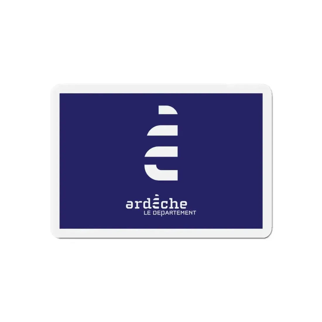 Flag of Ardèche France - Refrigerator Magnet - The Sticker Space