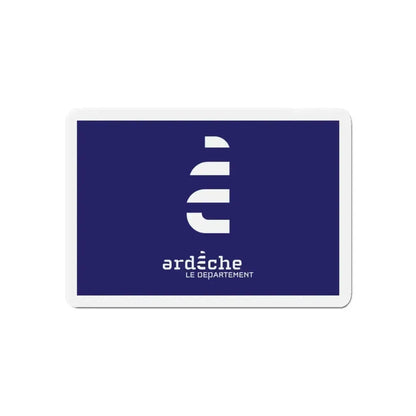 Flag of Ardèche France - Refrigerator Magnet - The Sticker Space