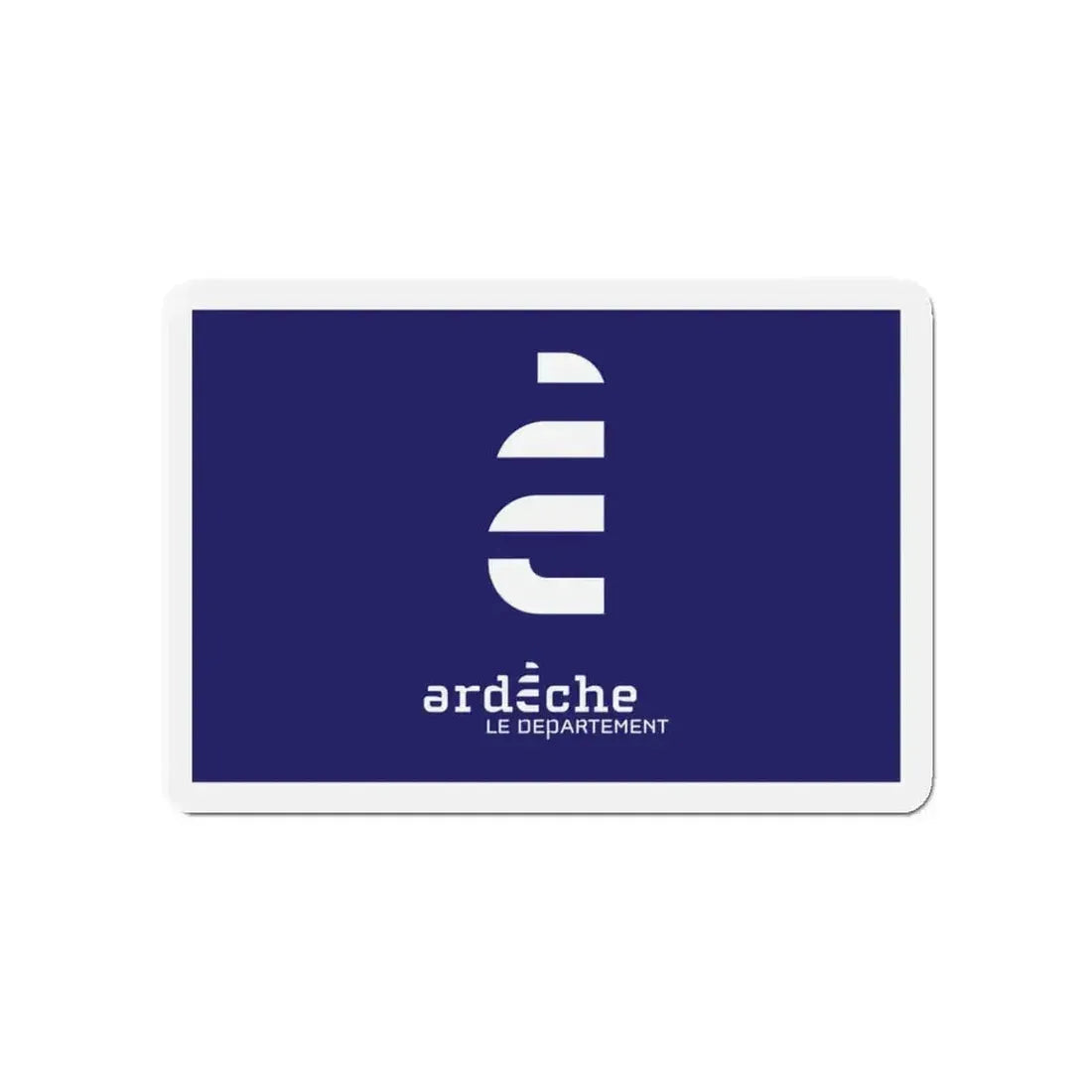 Flag of Ardèche France - Refrigerator Magnet - The Sticker Space