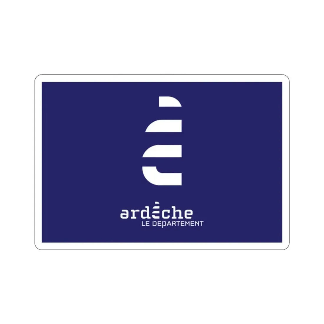 Flag of Ardèche France STICKER Vinyl Die-Cut Decal 2 Inch - The Sticker Space