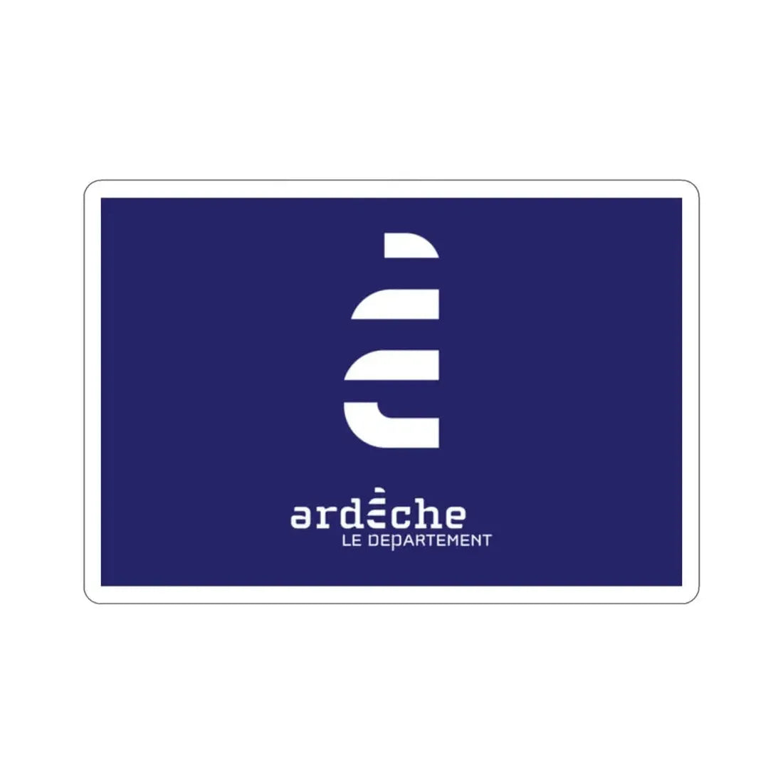 Flag of Ardèche France STICKER Vinyl Die-Cut Decal 2 Inch - The Sticker Space