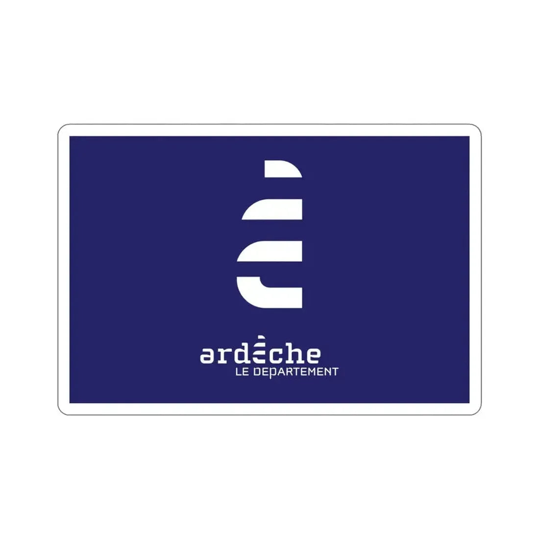 Flag of Ardèche France STICKER Vinyl Die-Cut Decal 4 Inch - The Sticker Space