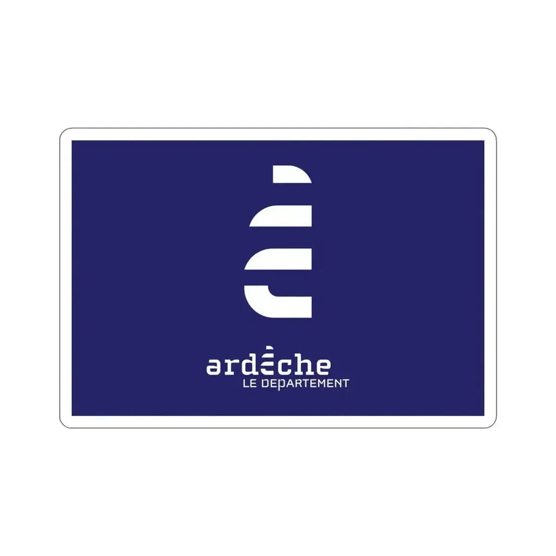 Flag of Ardèche France STICKER Vinyl Die-Cut Decal 5 Inch - The Sticker Space