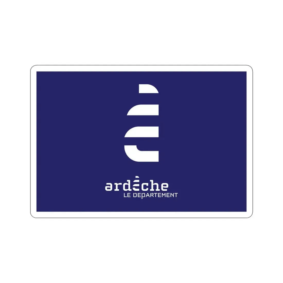 Flag of Ardèche France STICKER Vinyl Die-Cut Decal 5 Inch - The Sticker Space