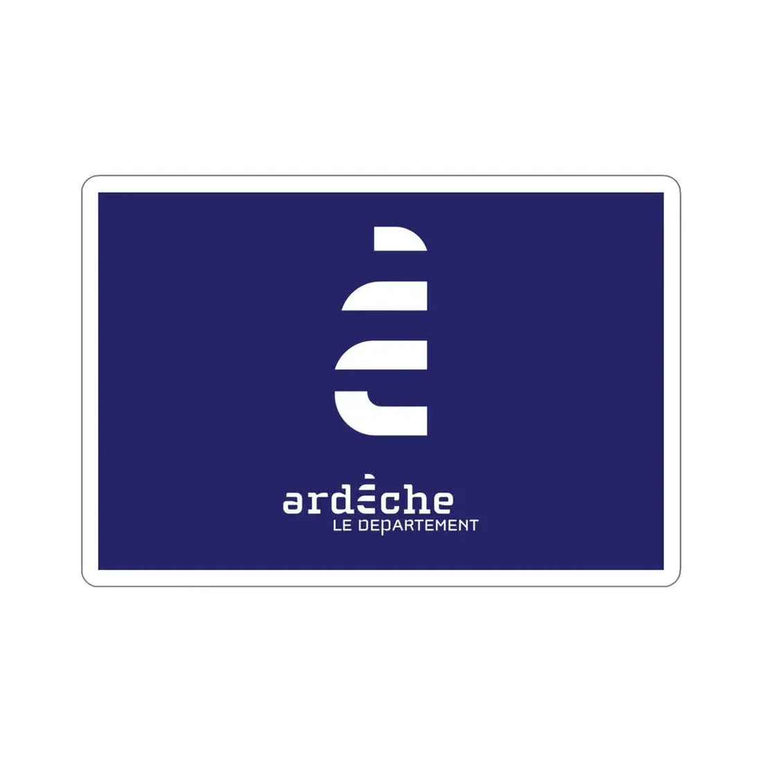 Flag of Ardèche France STICKER Vinyl Die-Cut Decal 6 Inch - The Sticker Space