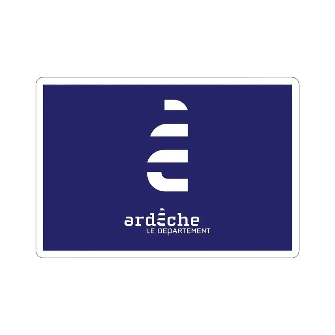 Flag of Ardèche France STICKER Vinyl Die-Cut Decal - The Sticker Space