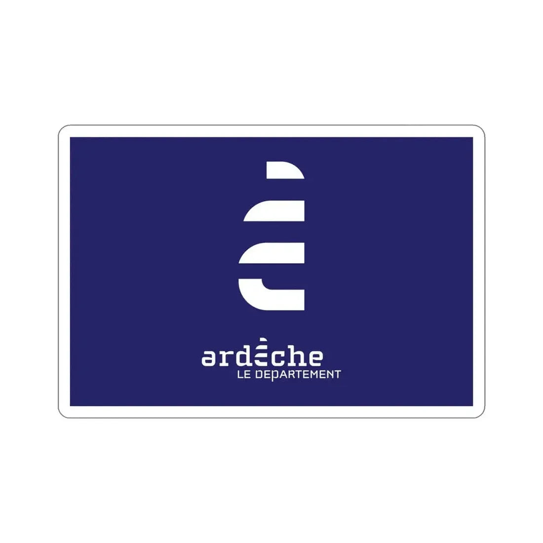 Flag of Ardèche France STICKER Vinyl Die-Cut Decal - The Sticker Space