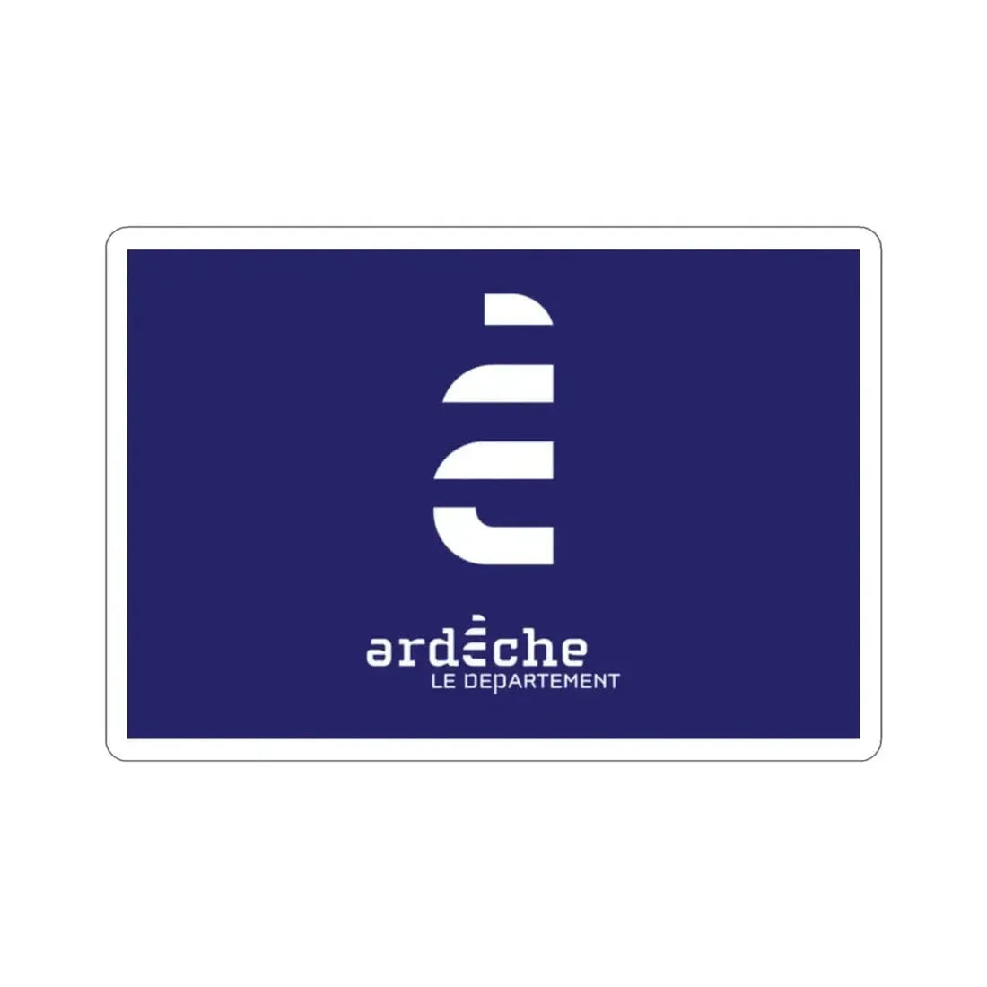 Flag of Ardèche France STICKER Vinyl Die-Cut Decal - The Sticker Space