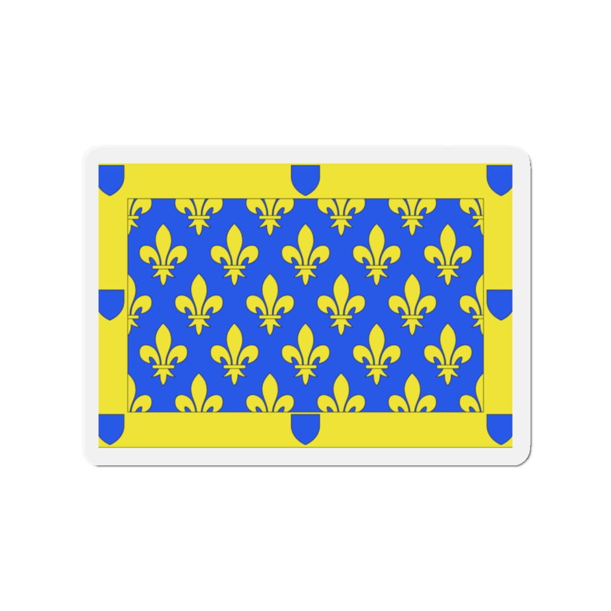 Flag of Ardèche France 2 - Die-Cut Magnet-2" x 2"-The Sticker Space