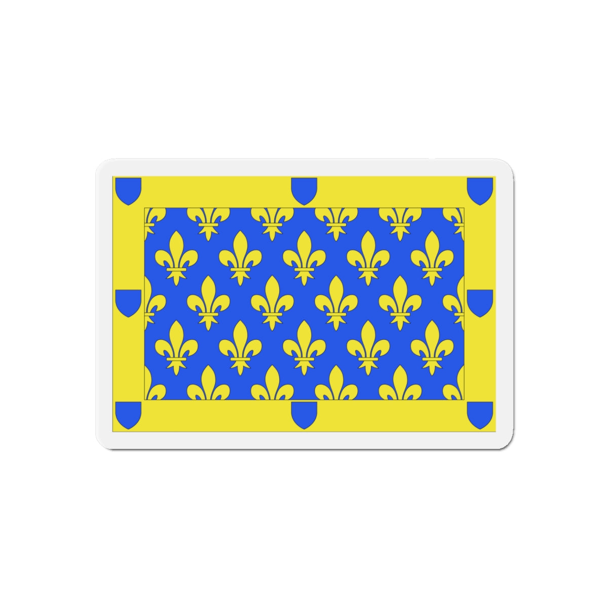 Flag of Ardèche France 2 - Die-Cut Magnet-6 × 6"-The Sticker Space