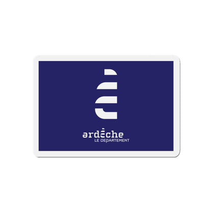 Flag of Ardèche France - Die-Cut Magnet-5" x 5"-The Sticker Space