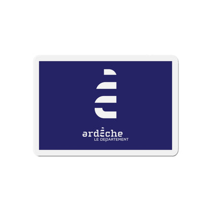 Flag of Ardèche France - Die-Cut Magnet-6 × 6"-The Sticker Space