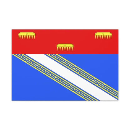 Flag of Ardennes France 2 - Canvas Wall Art 30" x 20" 1.25" - The Sticker Space