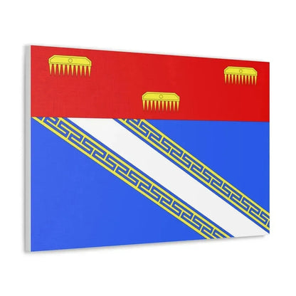 Flag of Ardennes France 2 - Canvas Wall Art - The Sticker Space