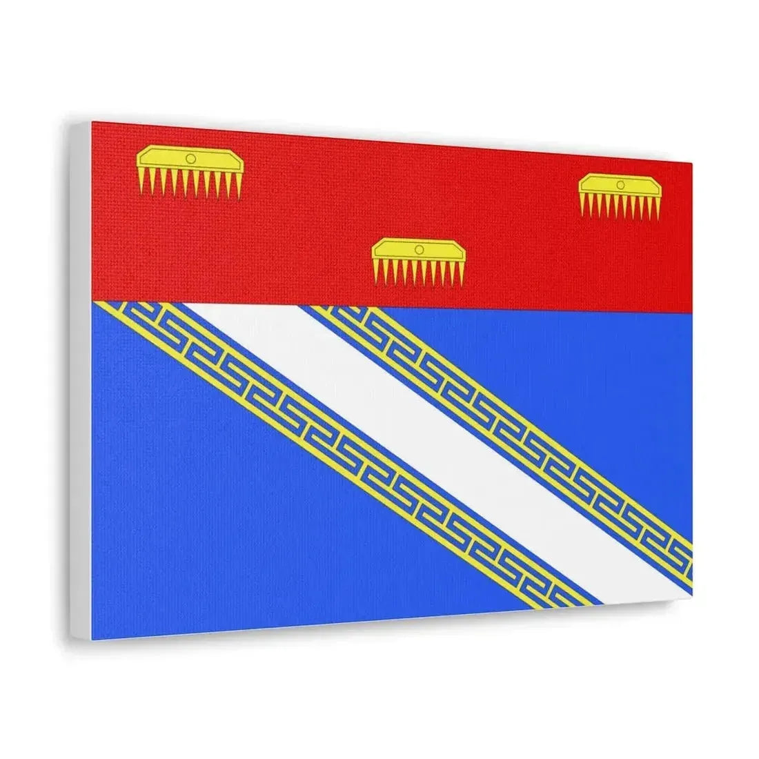 Flag of Ardennes France 2 - Canvas Wall Art - The Sticker Space