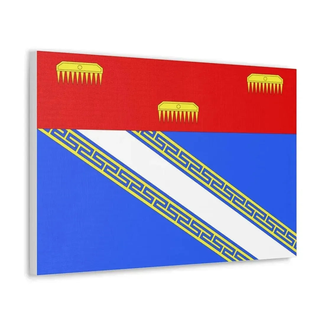 Flag of Ardennes France 2 - Canvas Wall Art - The Sticker Space