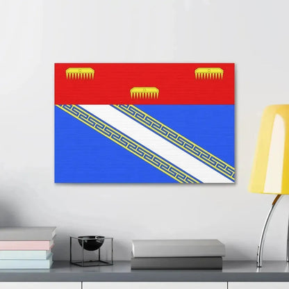 Flag of Ardennes France 2 - Canvas Wall Art - The Sticker Space