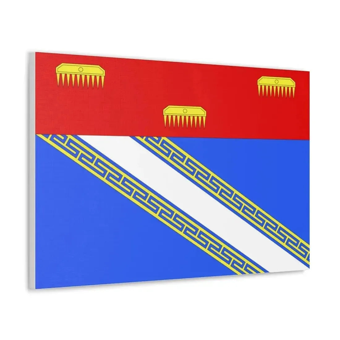 Flag of Ardennes France 2 - Canvas Wall Art - The Sticker Space