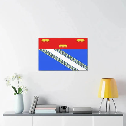 Flag of Ardennes France 2 - Canvas Wall Art - The Sticker Space