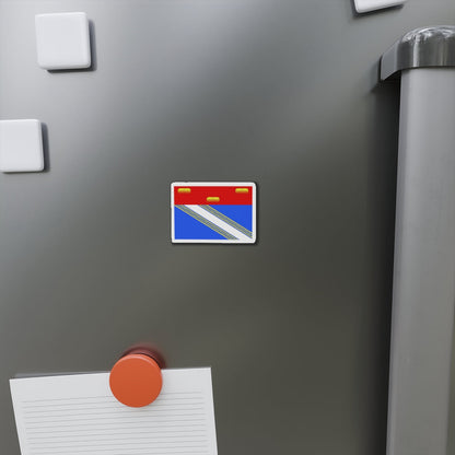 Flag of Ardennes France 2 - Die-Cut Magnet-The Sticker Space