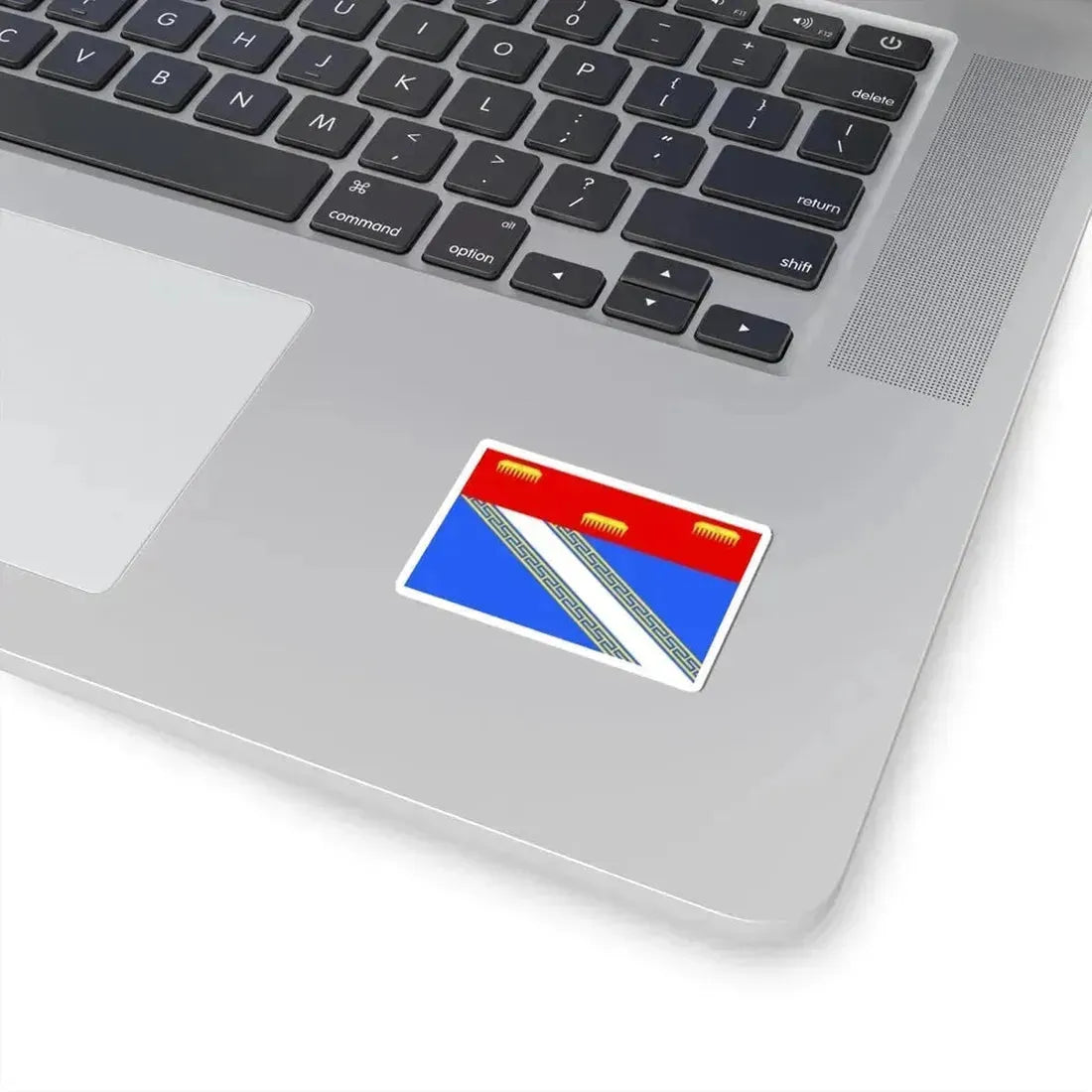 Flag of Ardennes France 2 - STICKER Vinyl Kiss-Cut Decal - The Sticker Space