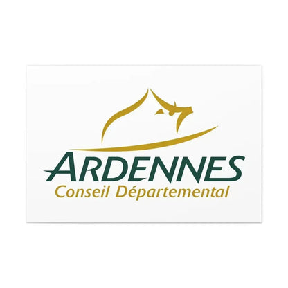 Flag of Ardennes France - Canvas Wall Art 36" x 24" 1.25" - The Sticker Space