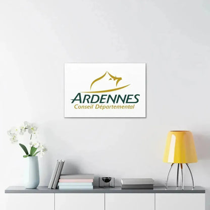 Flag of Ardennes France - Canvas Wall Art - The Sticker Space