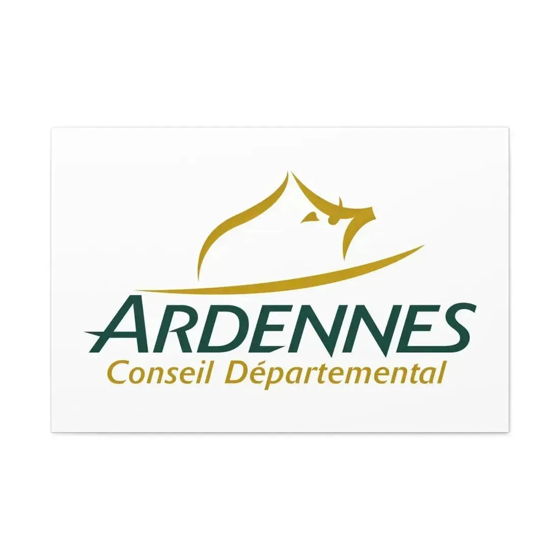 Flag of Ardennes France - Canvas Wall Art - The Sticker Space