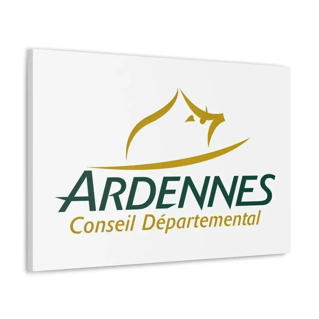 Flag of Ardennes France - Canvas Wall Art - The Sticker Space