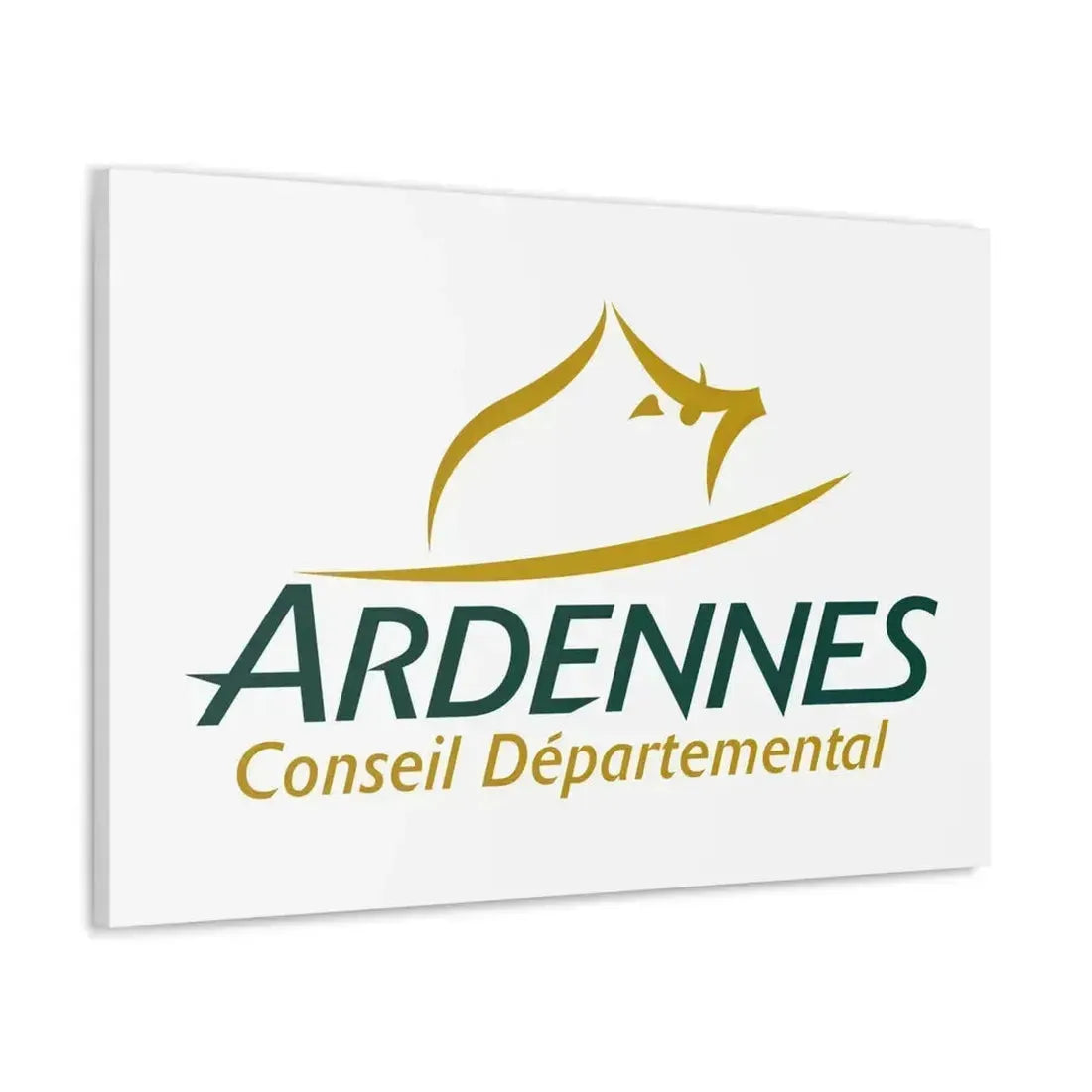 Flag of Ardennes France - Canvas Wall Art - The Sticker Space