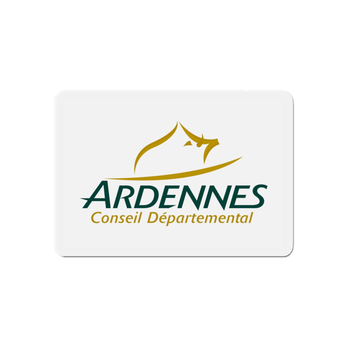 Flag of Ardennes France - Die-Cut Magnet-6 × 6"-The Sticker Space