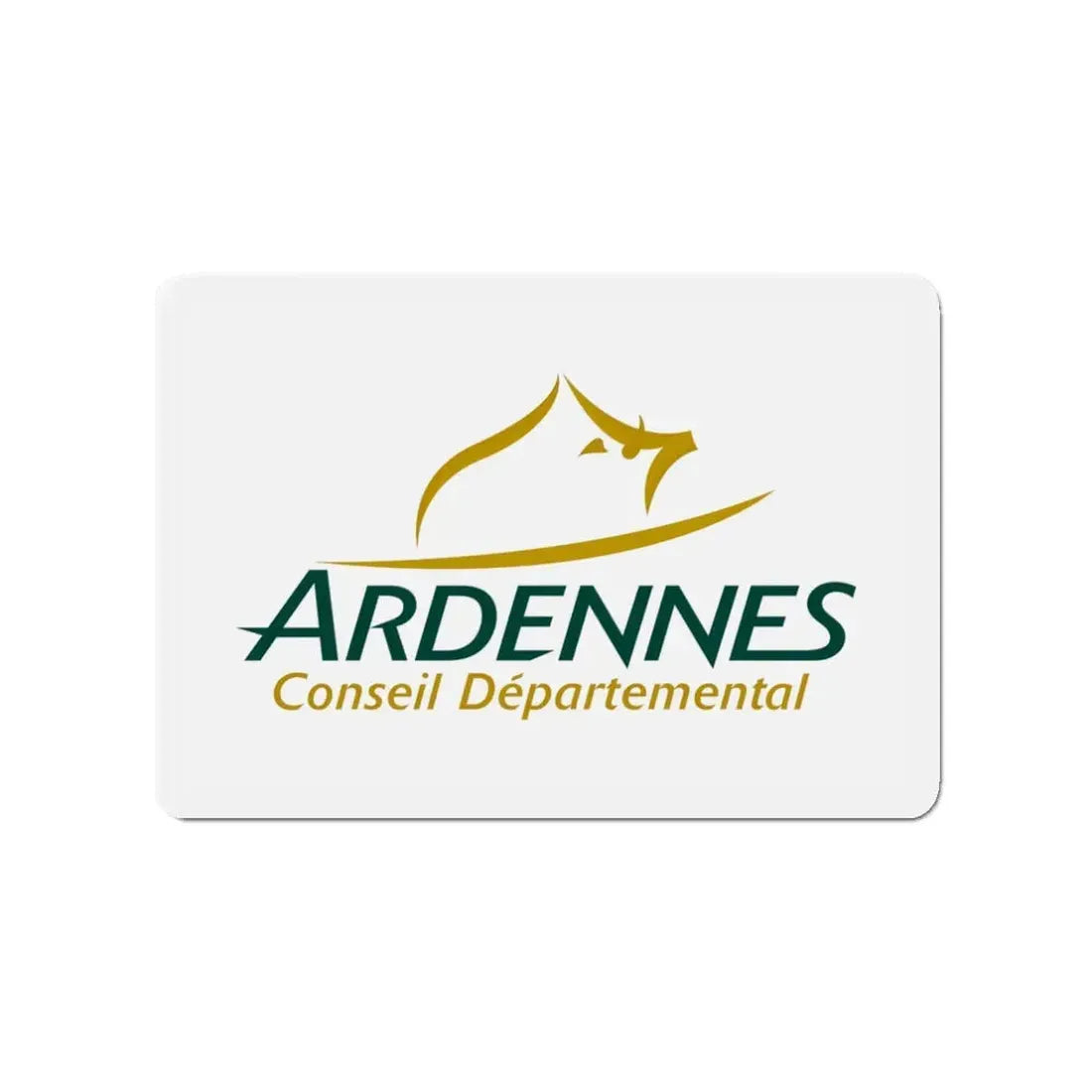 Flag of Ardennes France - Refrigerator Magnet 3 Inch - The Sticker Space