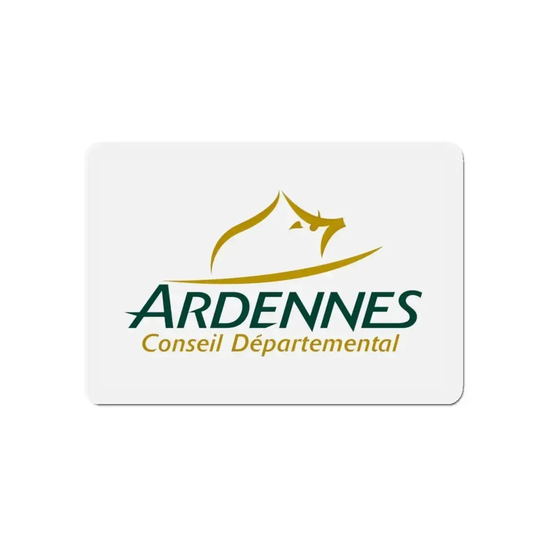 Flag of Ardennes France - Refrigerator Magnet 5 Inch - The Sticker Space