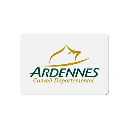 Flag of Ardennes France - Refrigerator Magnet 5 Inch - The Sticker Space