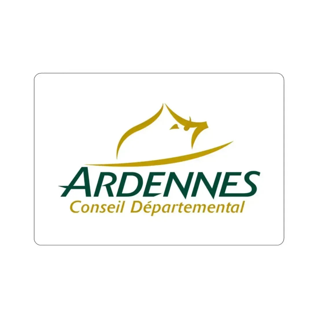 Flag of Ardennes France STICKER Vinyl Die-Cut Decal - The Sticker Space