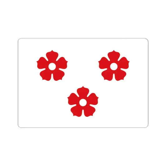 Flag of Ardooie (Belgium) STICKER Vinyl Kiss-Cut Decal 2 Inch White - The Sticker Space