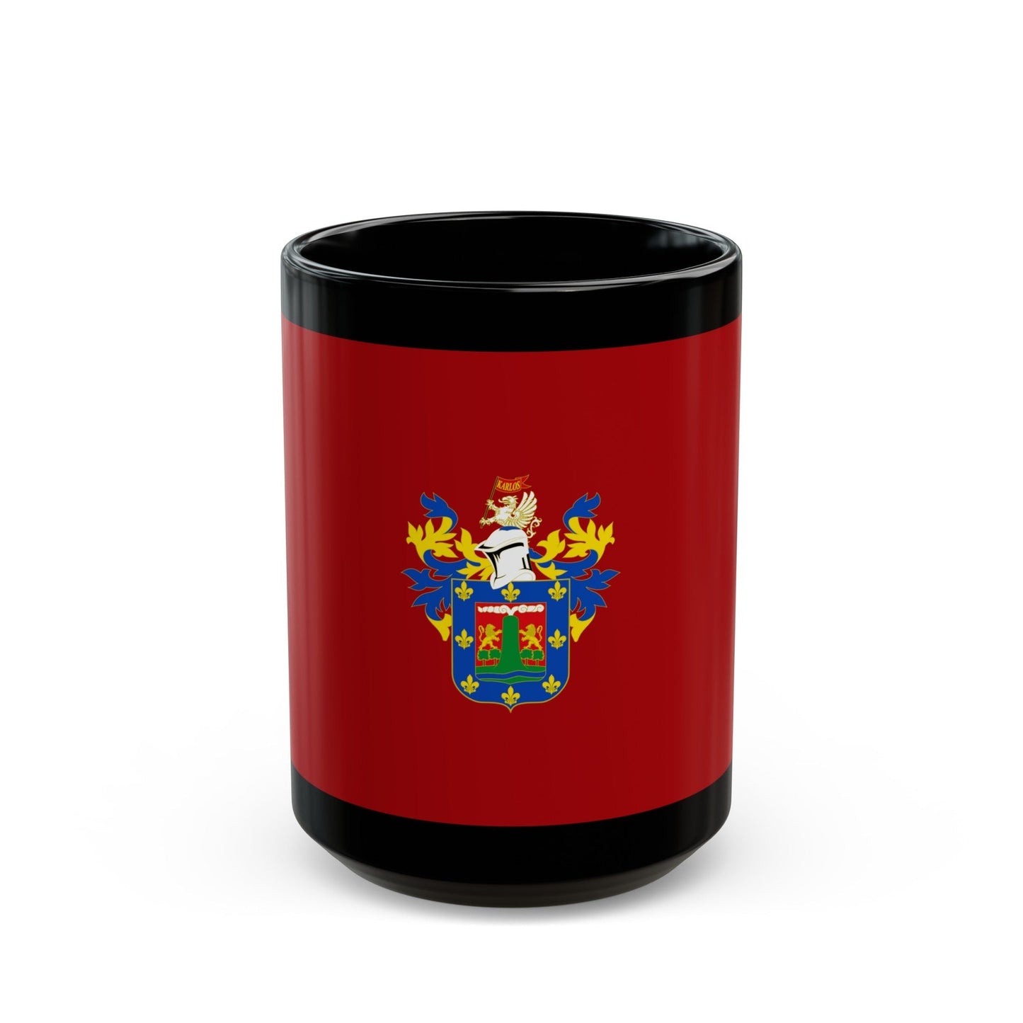 Flag of Arequipa capital of the Arequipa Region Peru - Black Coffee Mug-15oz-The Sticker Space