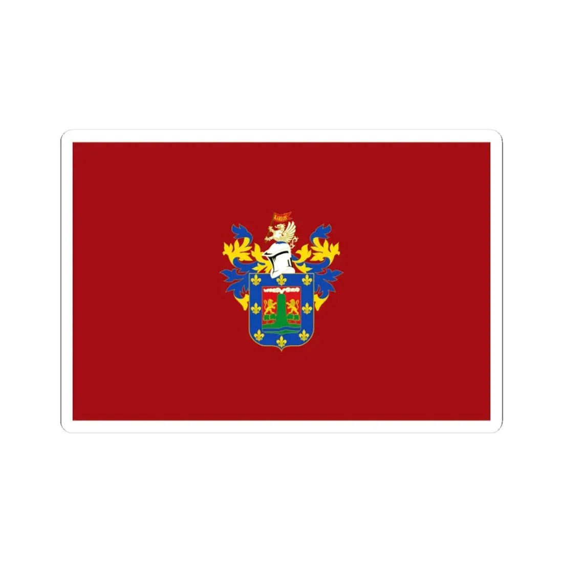 Flag of Arequipa (Peru) STICKER Vinyl Kiss-Cut Decal 3 Inch White - The Sticker Space