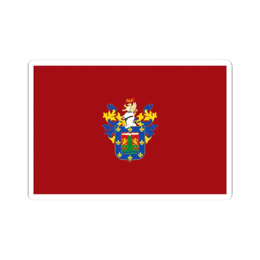 Flag of Arequipa (Peru) STICKER Vinyl Kiss-Cut Decal 4 Inch White - The Sticker Space