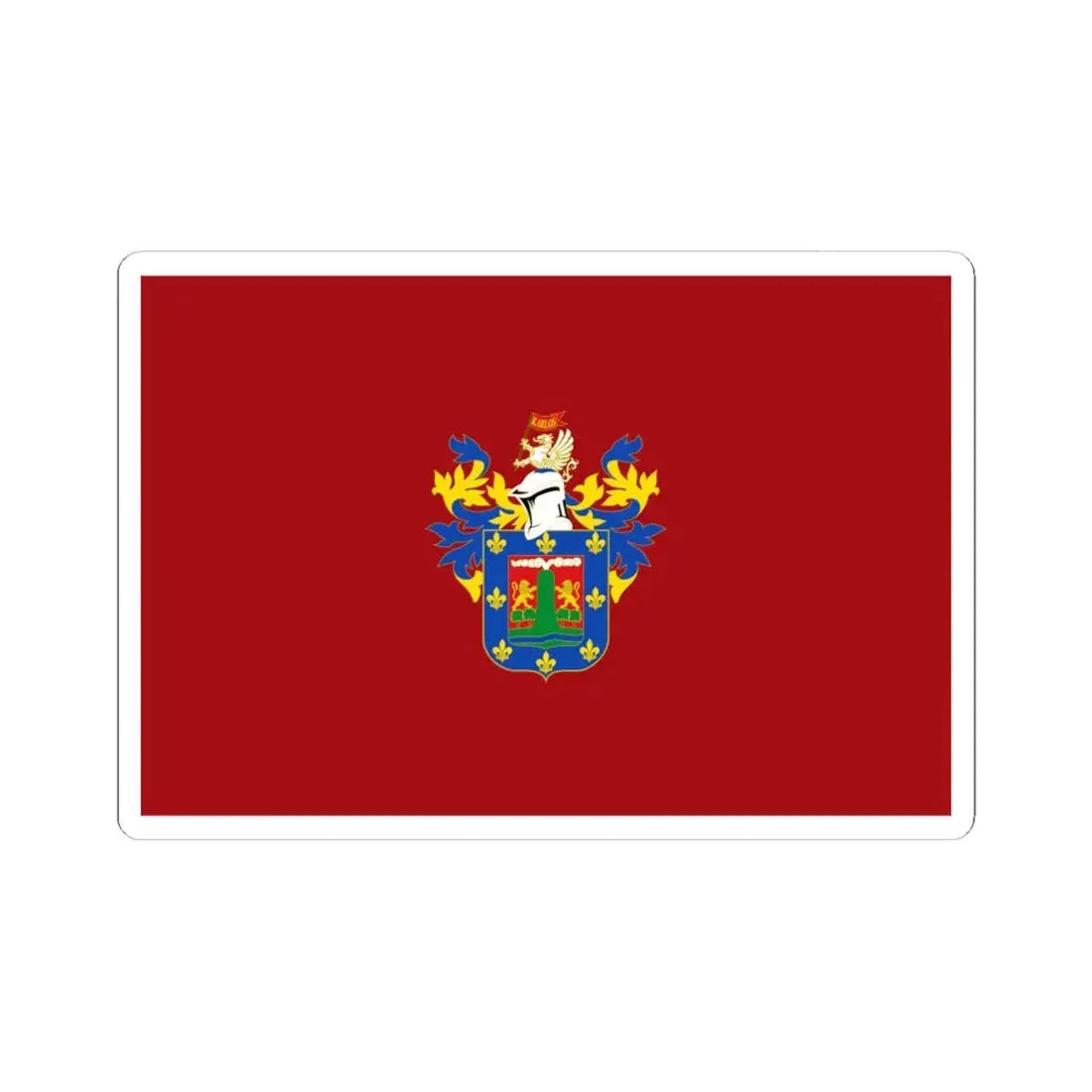 Flag of Arequipa (Peru) STICKER Vinyl Kiss-Cut Decal 6 Inch White - The Sticker Space
