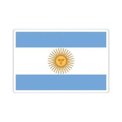 Flag of Argentina 1816 (Argentina) STICKER Vinyl Kiss-Cut Decal 4 Inch White - The Sticker Space