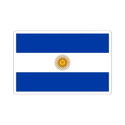 Flag of Argentina 1818 (Argentina) STICKER Vinyl Kiss-Cut Decal 4 Inch White - The Sticker Space