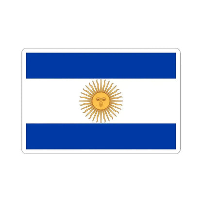 Flag of Argentina 1819 (Argentina) STICKER Vinyl Kiss-Cut Decal 4 Inch White - The Sticker Space