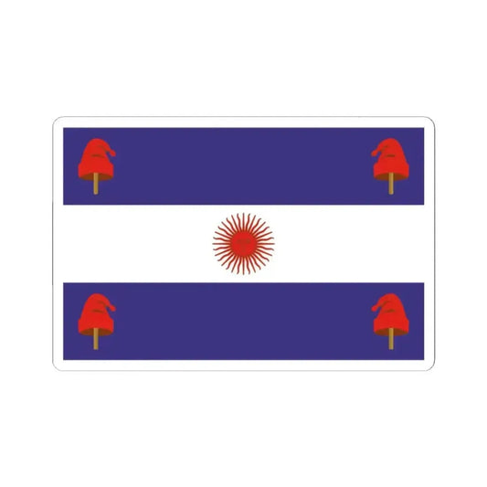 Flag of Argentina 1840 (Argentina) STICKER Vinyl Kiss-Cut Decal 2 Inch White - The Sticker Space