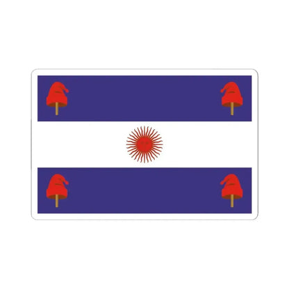 Flag of Argentina 1840 (Argentina) STICKER Vinyl Kiss-Cut Decal 3 Inch White - The Sticker Space